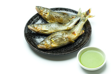 天然鮎の塩焼き