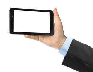 Hand with touchpad pc