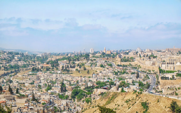 View of Jerusalem city, Israel