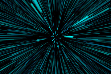 hyperspace star field zoom blur
