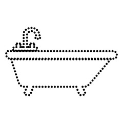 Bathtub sign illustration