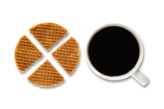 Dutch Waffles with a cup