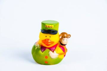 bath duck om white background,duck toy,Cute yellow rubber duck 