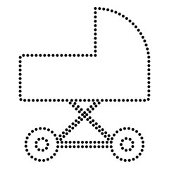 Pram sign illustration