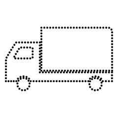 Delivery sign illustration