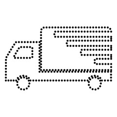 Delivery sign illustration