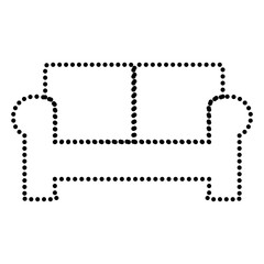 Sofa sign illustration