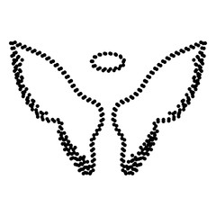 Wings sign illustration