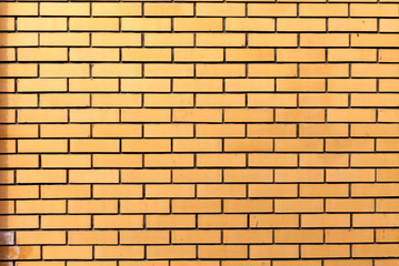 Yellow brick wall background