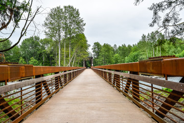 Obraz premium Railroad Bridge Park