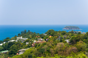 Fototapeta na wymiar View of the coast of Phuket Island 