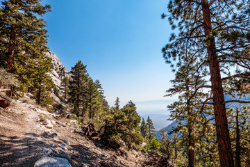 Whitney Portal area-Meysan Lakes Trail- Inyo National Forest,- CA- This very steep trail leads to an alpine lake.