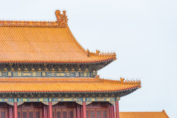 Obraz premium Tiananmen building is a symbol of the People's Republic of China.Located in the capital of the People's Republic of China, the center of Beijing