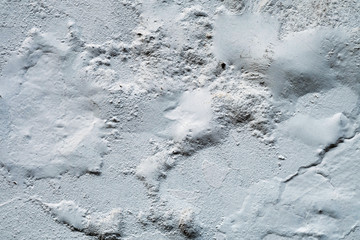 The old cracked cement