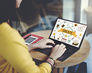 Create Ideas Aspiration Solution Inspiration Concept