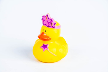 bath duck om white background,duck toy,Cute yellow rubber duck