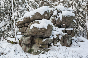 Teufelsmühle Harz bei Friedrichsbrunn Rambergmassiv
