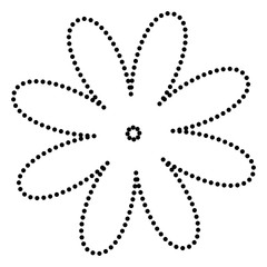 Flower sign illustration