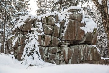 Teufelsmühle Harz bei Friedrichsbrunn Rambergmassiv