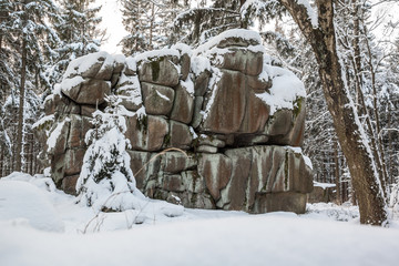 Teufelsmühle Harz bei Friedrichsbrunn Rambergmassiv