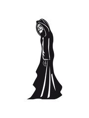 Death hooded halloween grusel