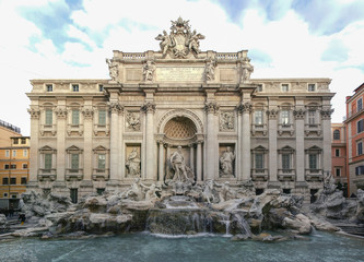 Fototapeta na wymiar Trevi Fountain