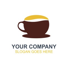 Coffee Cafe Icon Logo Vector