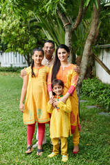 Fototapeta premium Indian family