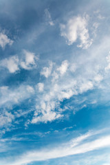 blue sky with cloud