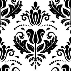 Seamless Vector Wallpaper in the Style of Baroque