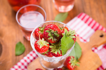 raw fresh srrawberry