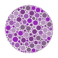 Circle made of dots