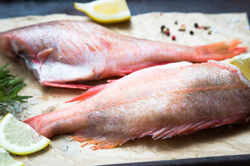 raw Sebastes (red grouper)
