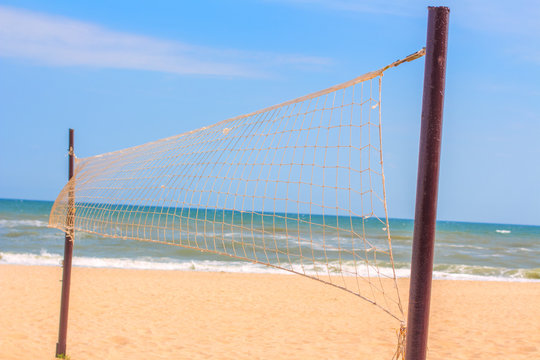 beach volleyball terrain