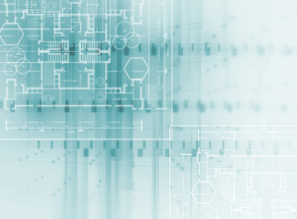 Architect and construction blueprint abstract background