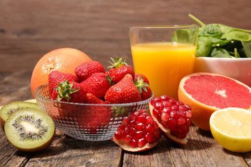 fruit and juice