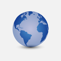 World Icon. Vector illustration.