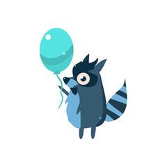 Raccoon Party Animal Icon