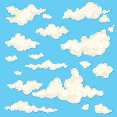 Set of vector clouds