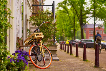 Fototapeta na wymiar Amsterdam Bike