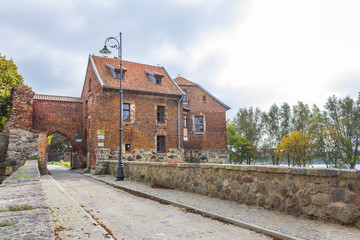 Fototapeta na wymiar Medieval Teutonic castle in Sztum, Poland