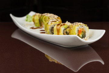 japanese sushi rolls