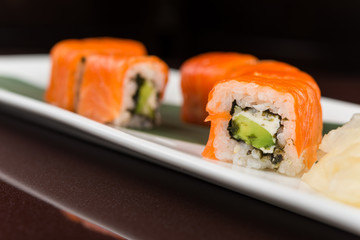 japanese sushi rolls