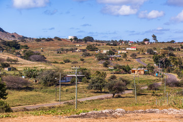 village de Camp Pintade, &icirc;le Rodrigues