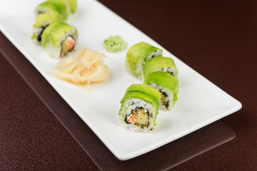 japanese sushi rolls