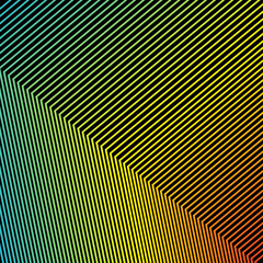 Colourful Speed stripes design