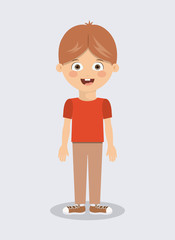 Fototapeta premium boy character design 