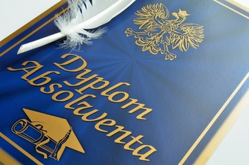 dyplom ukończenia szkoły © Pio Si