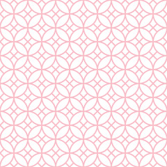 Retro Seamless Circle/Lines Pattern Rose