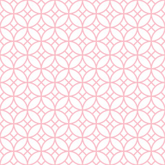 Retro Seamless Circle/Lines Pattern Rose